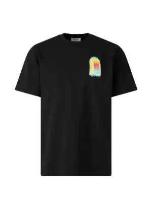 Casablanca graphic-print T-shirt | Black | FARFETCH