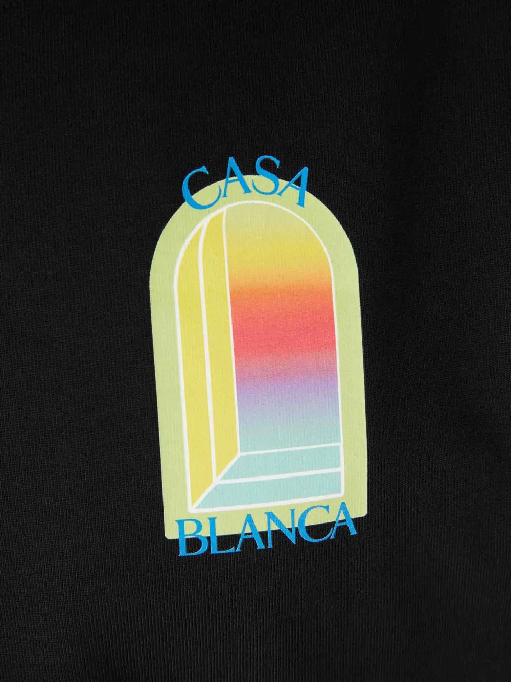 Casablanca T-shirt met print Zwart