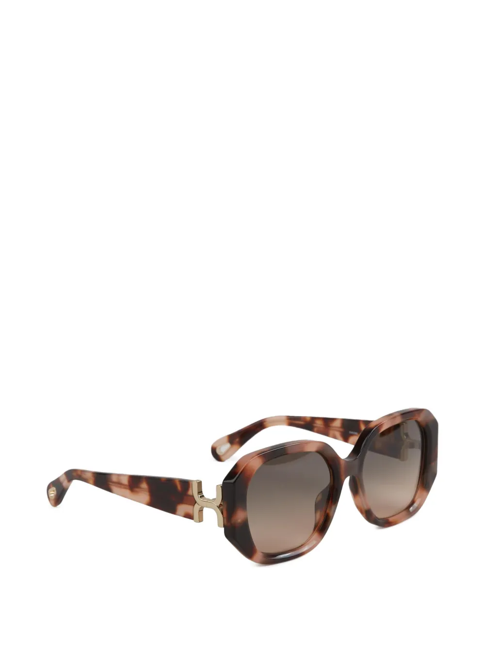  Chloé Geometric-frame Sunglasses - Brown 