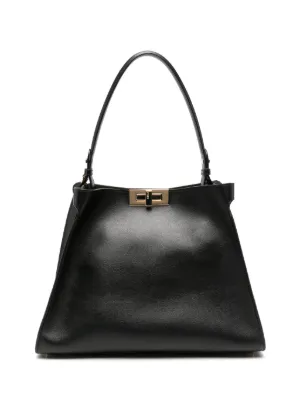 Valentino Garavani レザー トートバッグ | ブラック | FARFETCH JP
