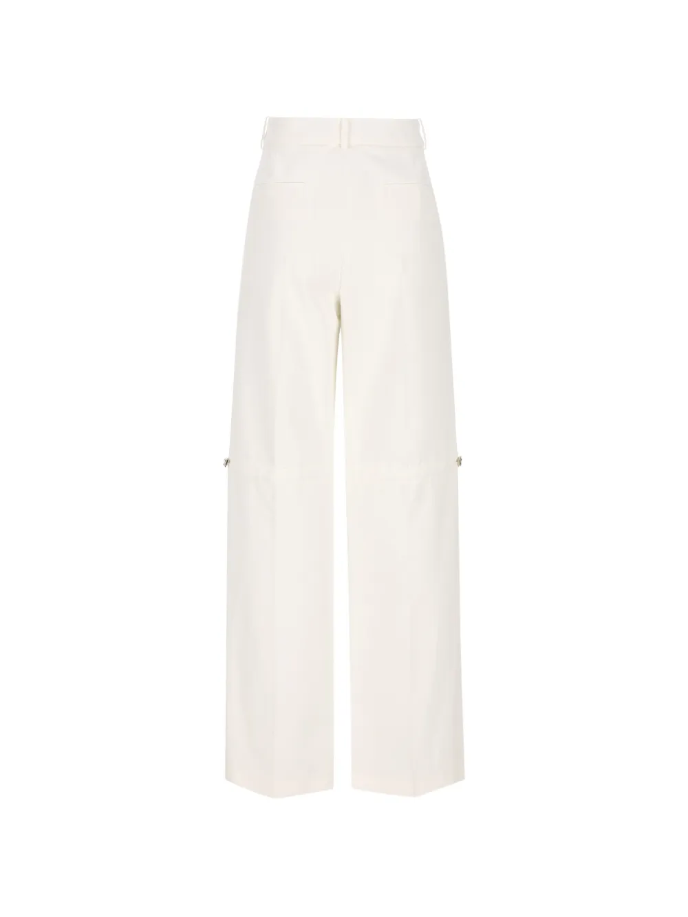 FENDI Broek met geborduurd logo Beige