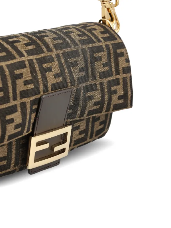 FENDI バゲット ショルダーバッグ M | ニュートラル | FARFETCH JP