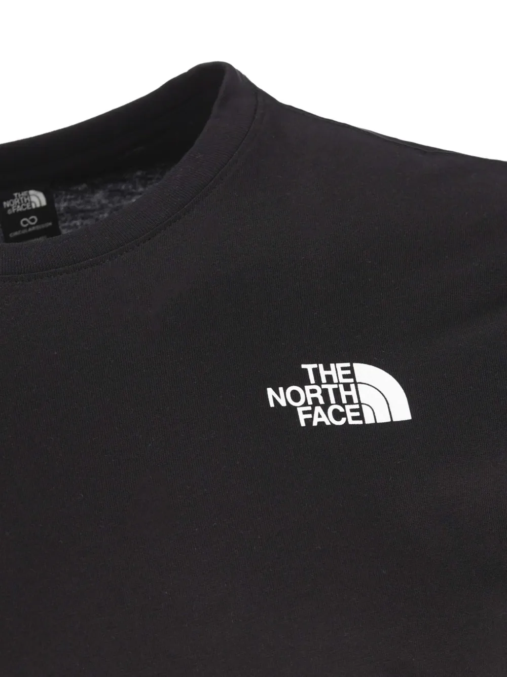 The North Face T-shirt met grafische print Zwart