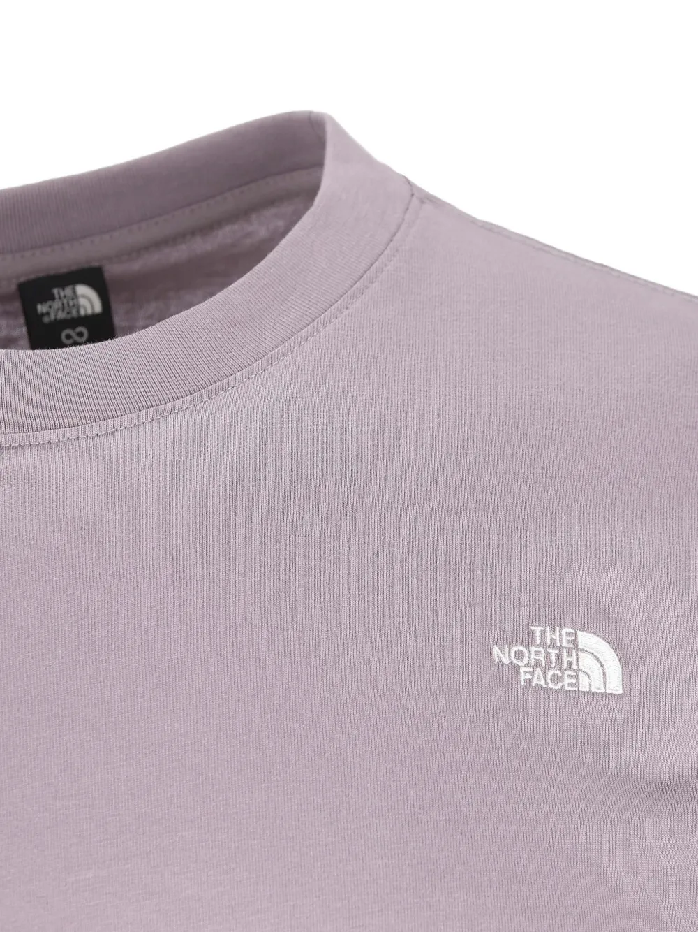 The North Face T-shirt met geborduurd logo Paars
