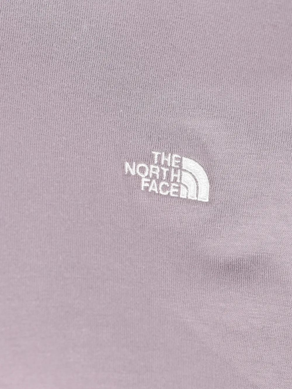 The North Face T-shirt met geborduurd logo Paars