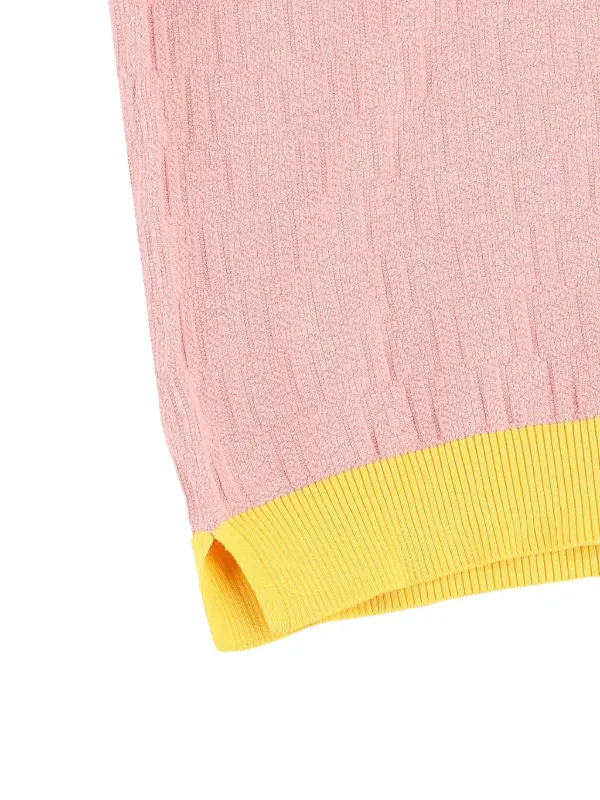 FENDI logo-pattern T-shirt | Pink | FARFETCH