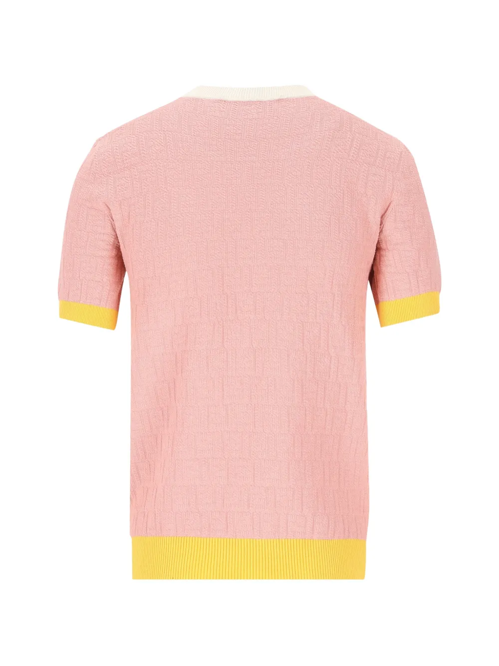  Fendi Logo-pattern T-shirt - Pink 