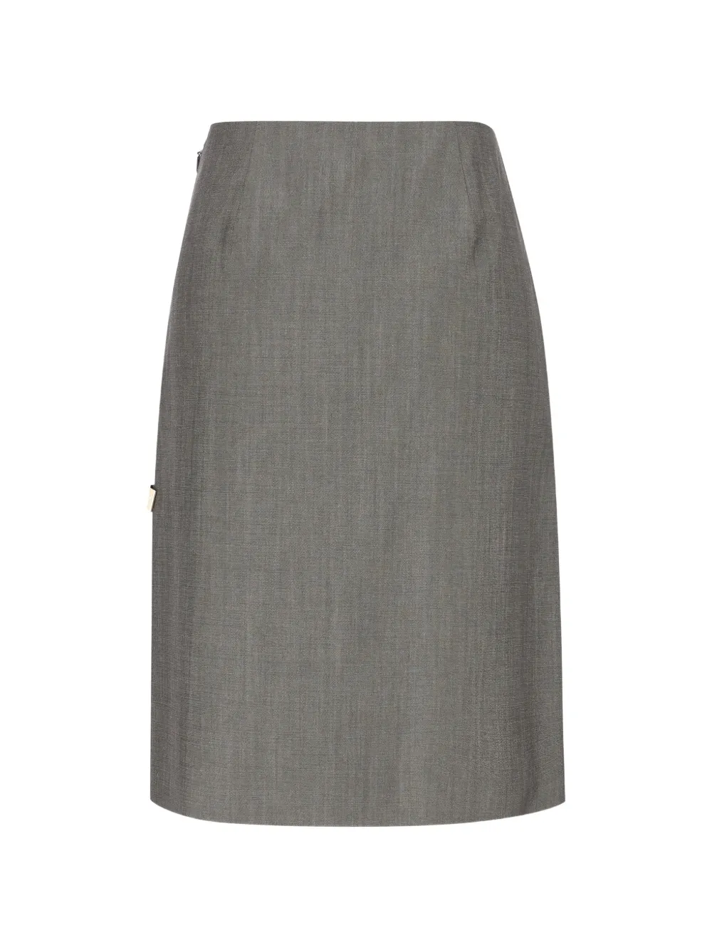 FENDI Straight midi-rok Grijs