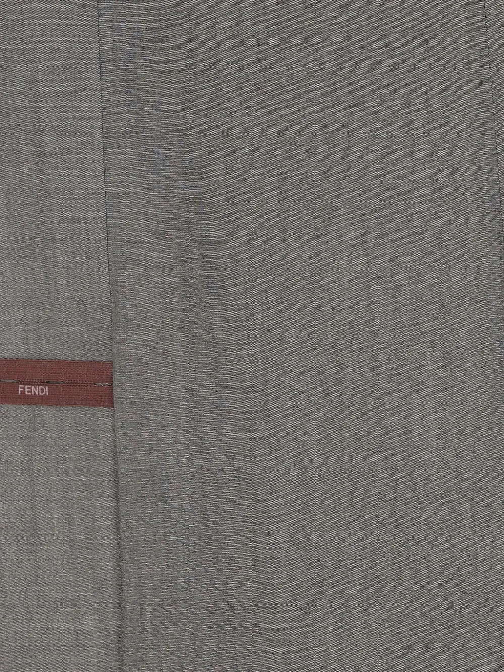 FENDI Straight midi-rok Grijs