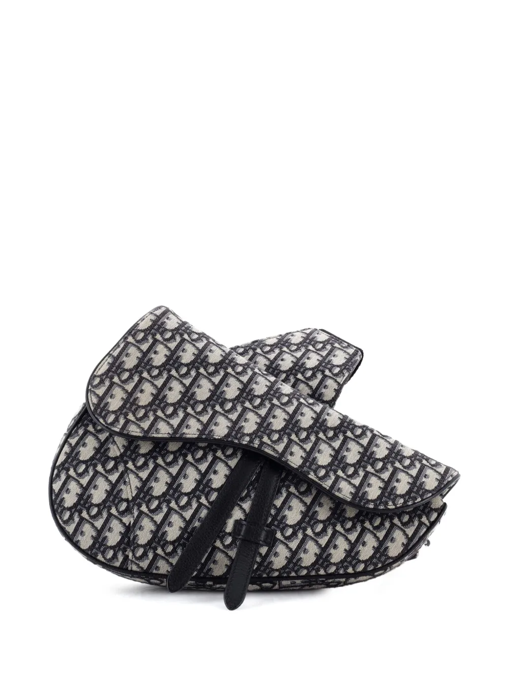 Christian Dior Pre-Owned Saddle Oblique Canvas crossbody bag - Blau