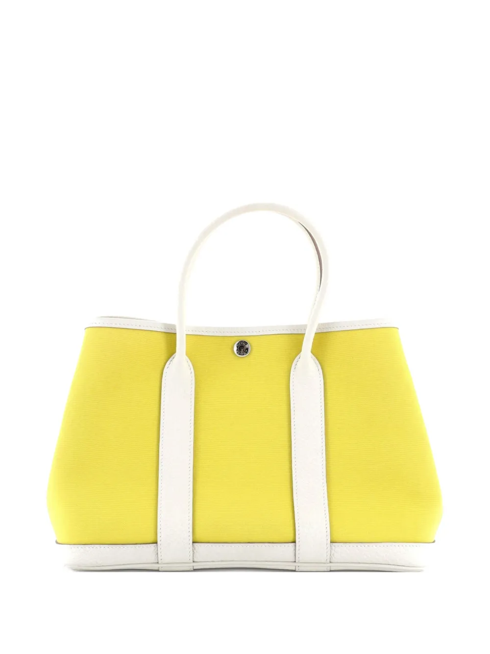 Hermès Pre-Owned Borsa tote Garden Party 30 in tela e pelle - Bianco