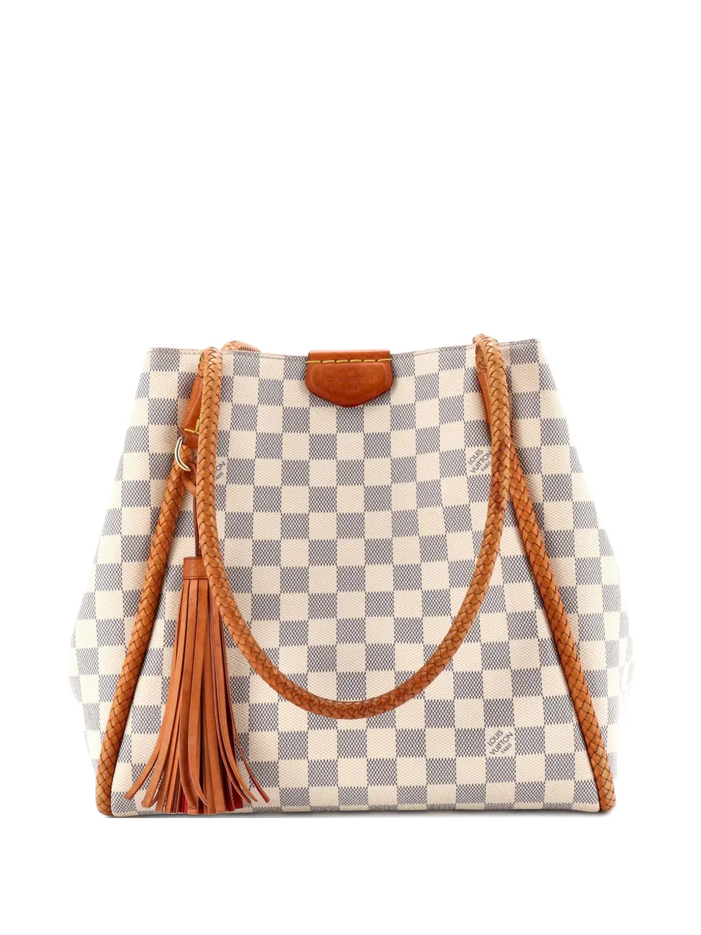 Louis Vuitton Pre-Owned Borsa tote a mano Propriano Damier - Bianco