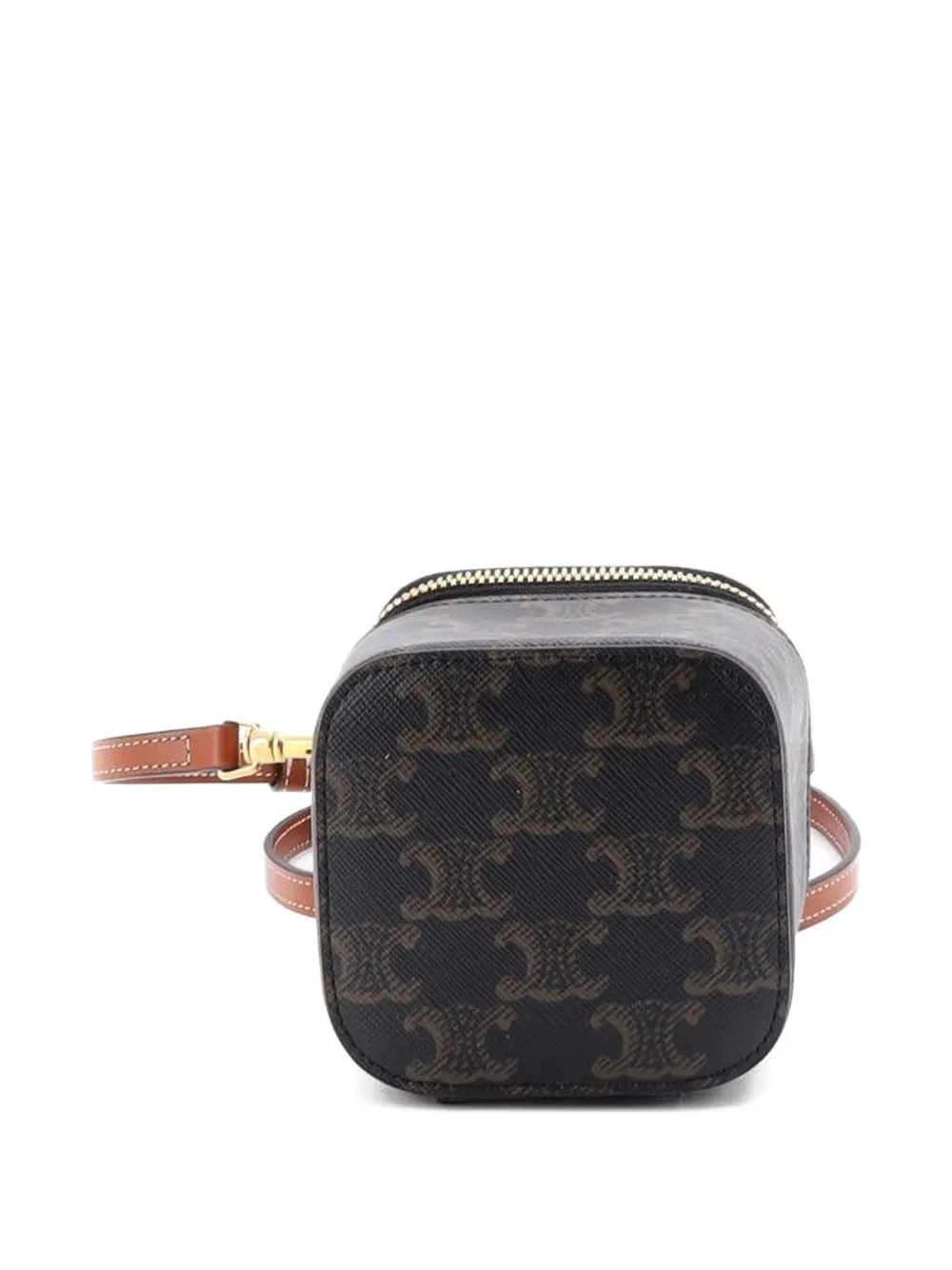 Celine Pre-Owned Top Handle Square Vanity Case Triomphe Coated