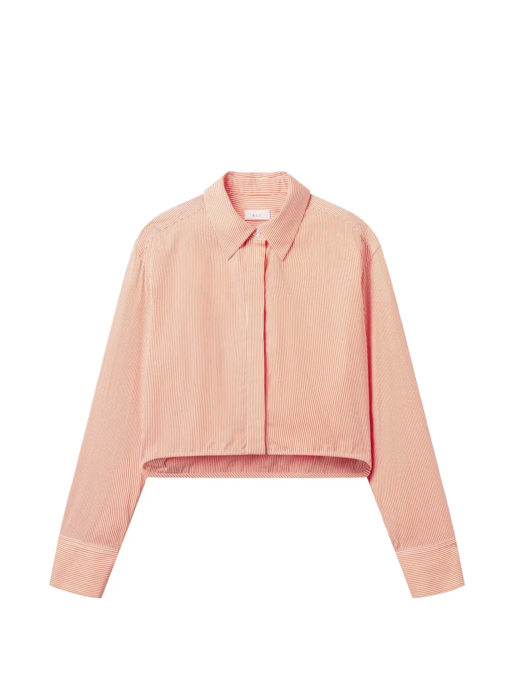A.L.C. Maude striped shirt - Arancione