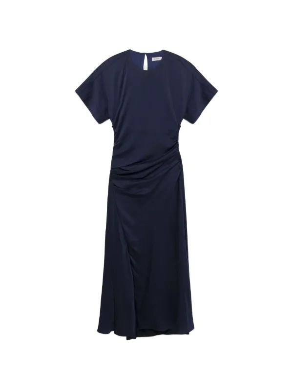 Simkhai Draped Midi Dress in Blue