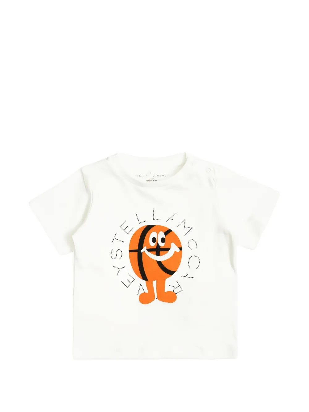 Stella McCartney Kids Basketball Character graphic print T-shirt - Bianco