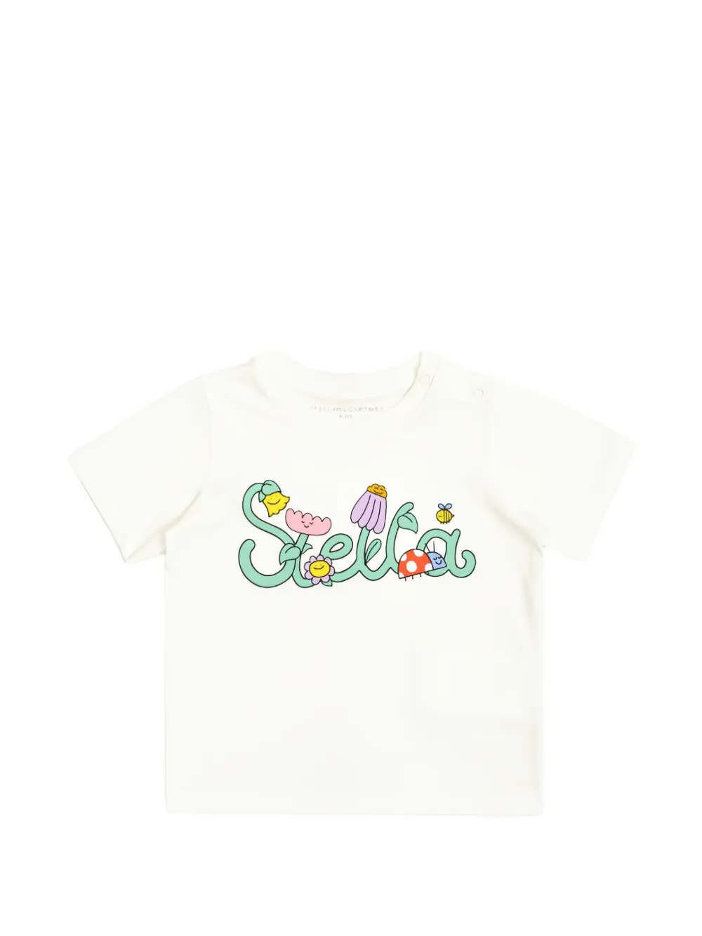 Stella McCartney Kids Stella Vine graphic T-shirt - Toni neutri