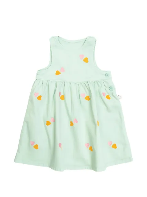 Stella McCartney Kids vestido con motivo de corazón