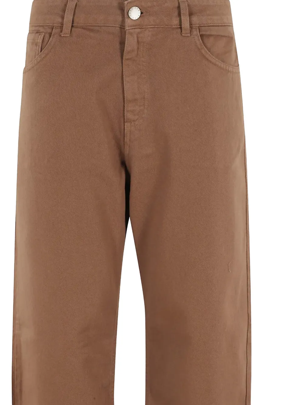 Federica Tosi Jeans met toelopende pijpen Bruin