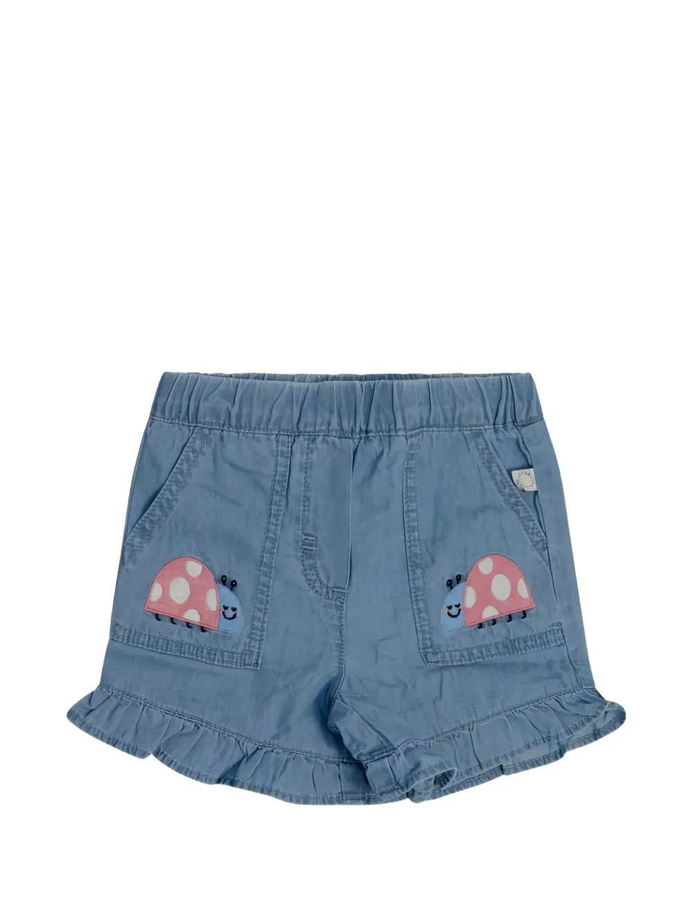 Stella McCartney Kids ruffled shorts - Blu