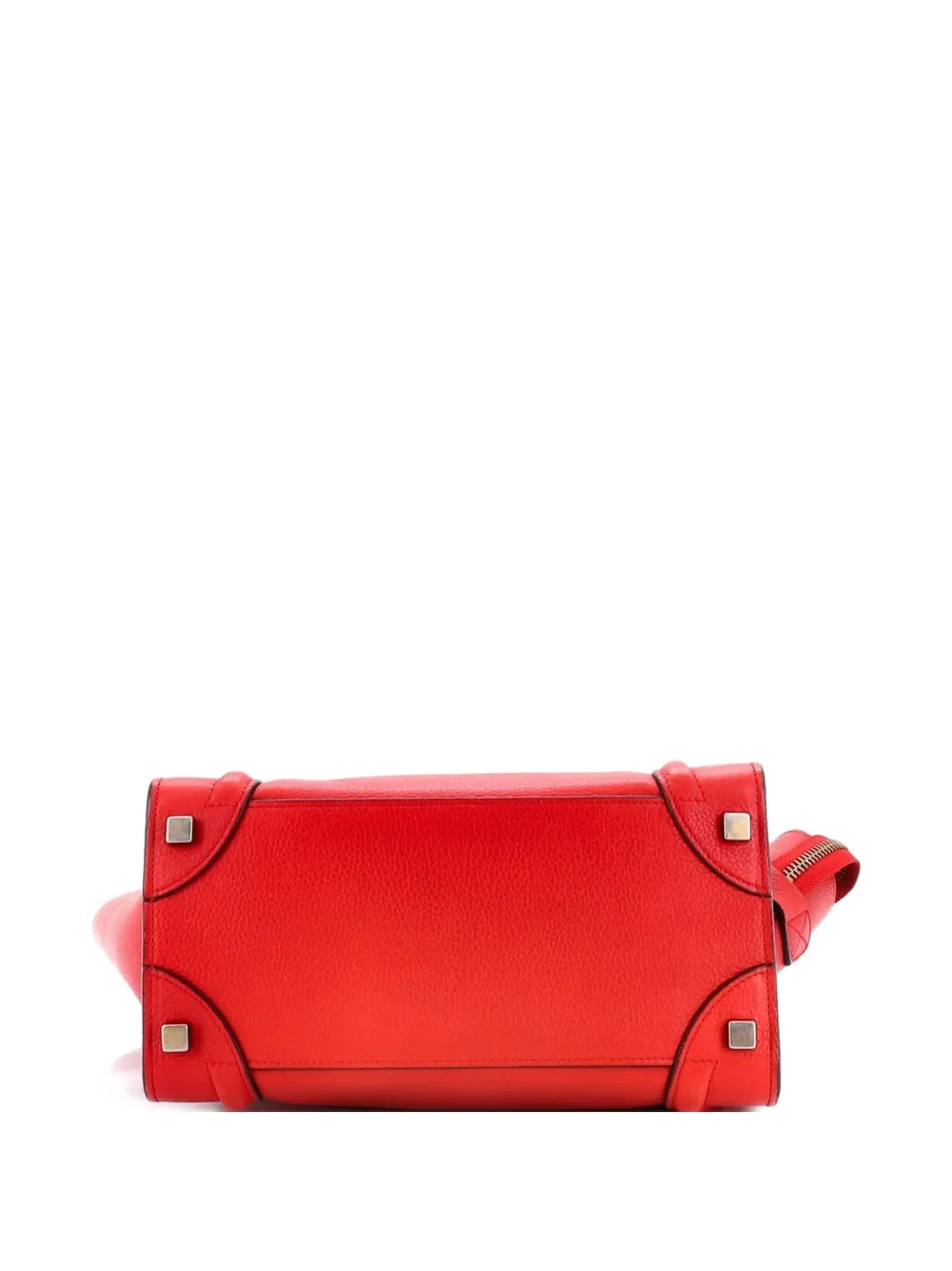Luggage Bag Grainy Leather Micro Tote Bag