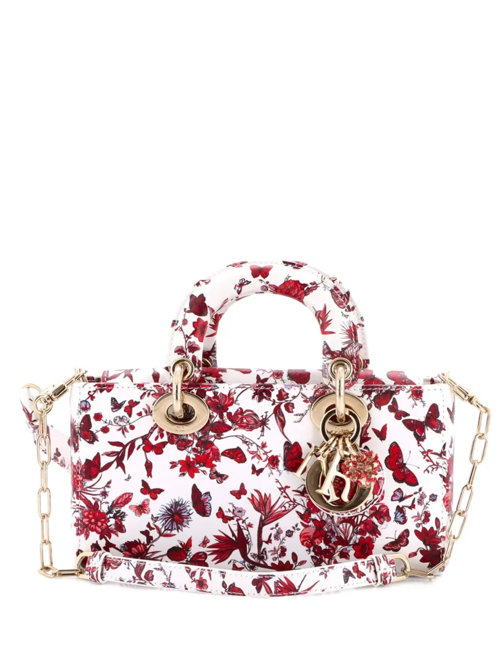 Christian Dior Pre-Owned Borsa a tracolla Lady D-Joy piccola in pelle con stampa - Multicolore