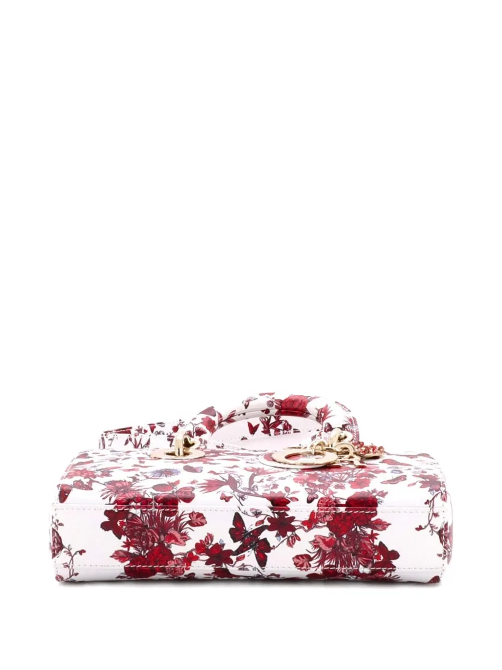 Lady D-Joy Bag Printed Leather Small Satchel