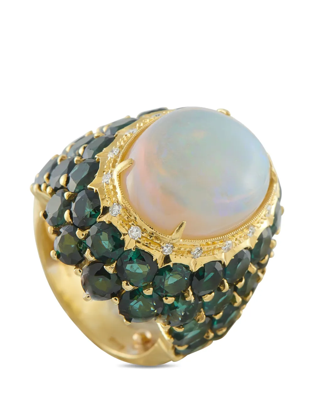 LB Exclusive opal and tourmaline ring - Oro