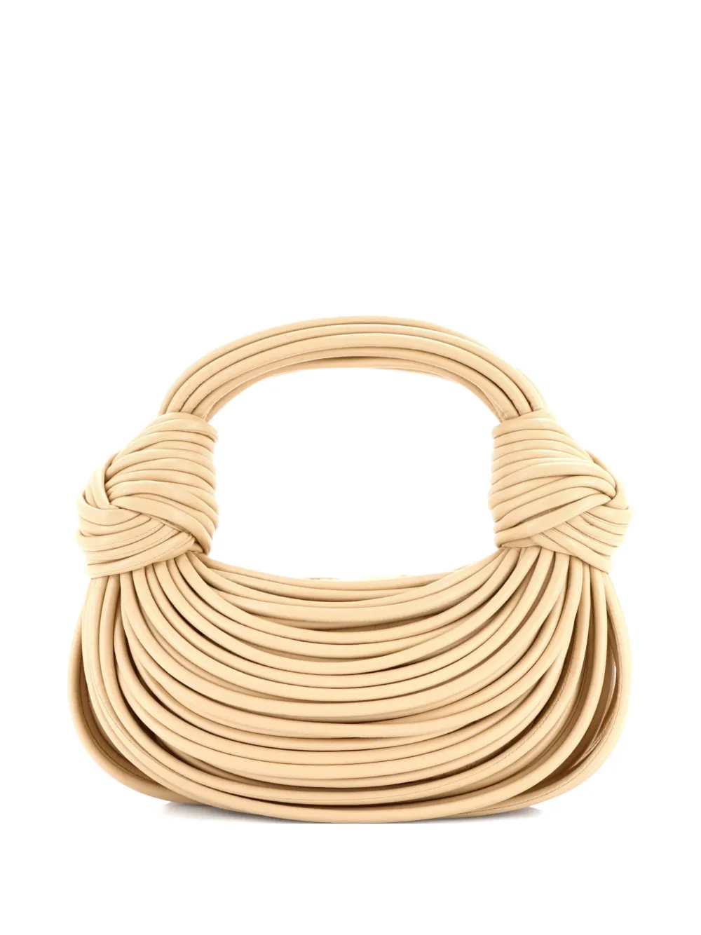 Bottega Veneta Pre-Owned Borsa a spalla Double Knot Tubular mini in pelle - Toni neutri