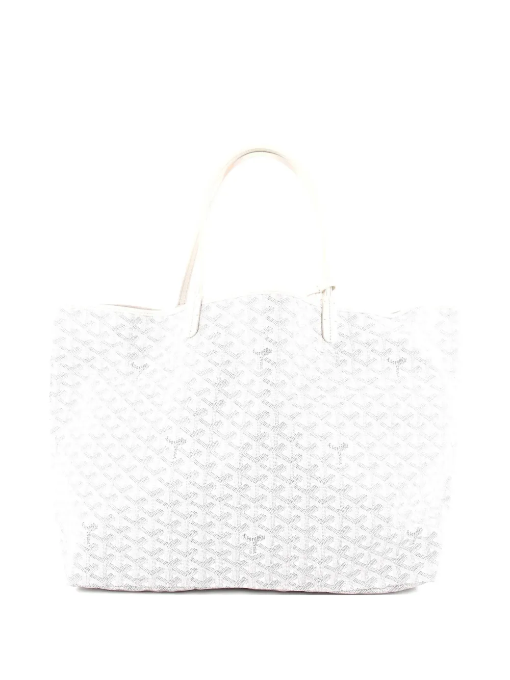 Goyard Pre-Owned Borsa tote Saint Louis GM in tela cerata - Bianco