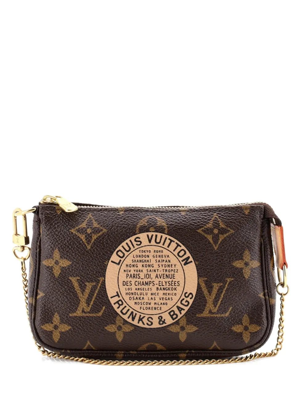 Louis Vuitton Pre-Owned Pochette Accessoires Limited Edition Monogram Canvas Mini clutch bag - Marrone