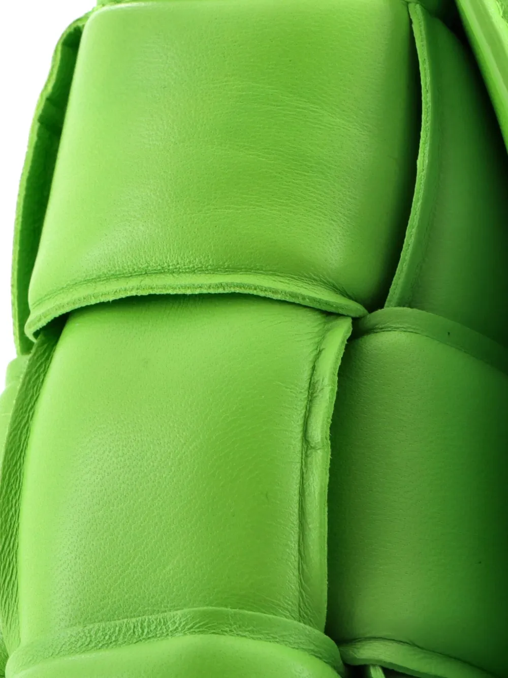 Cassette Padded Maxi Intrecciato Leather Small Crossbody Bag