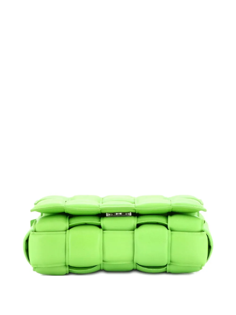 Cassette Padded Maxi Intrecciato Leather Small Crossbody Bag
