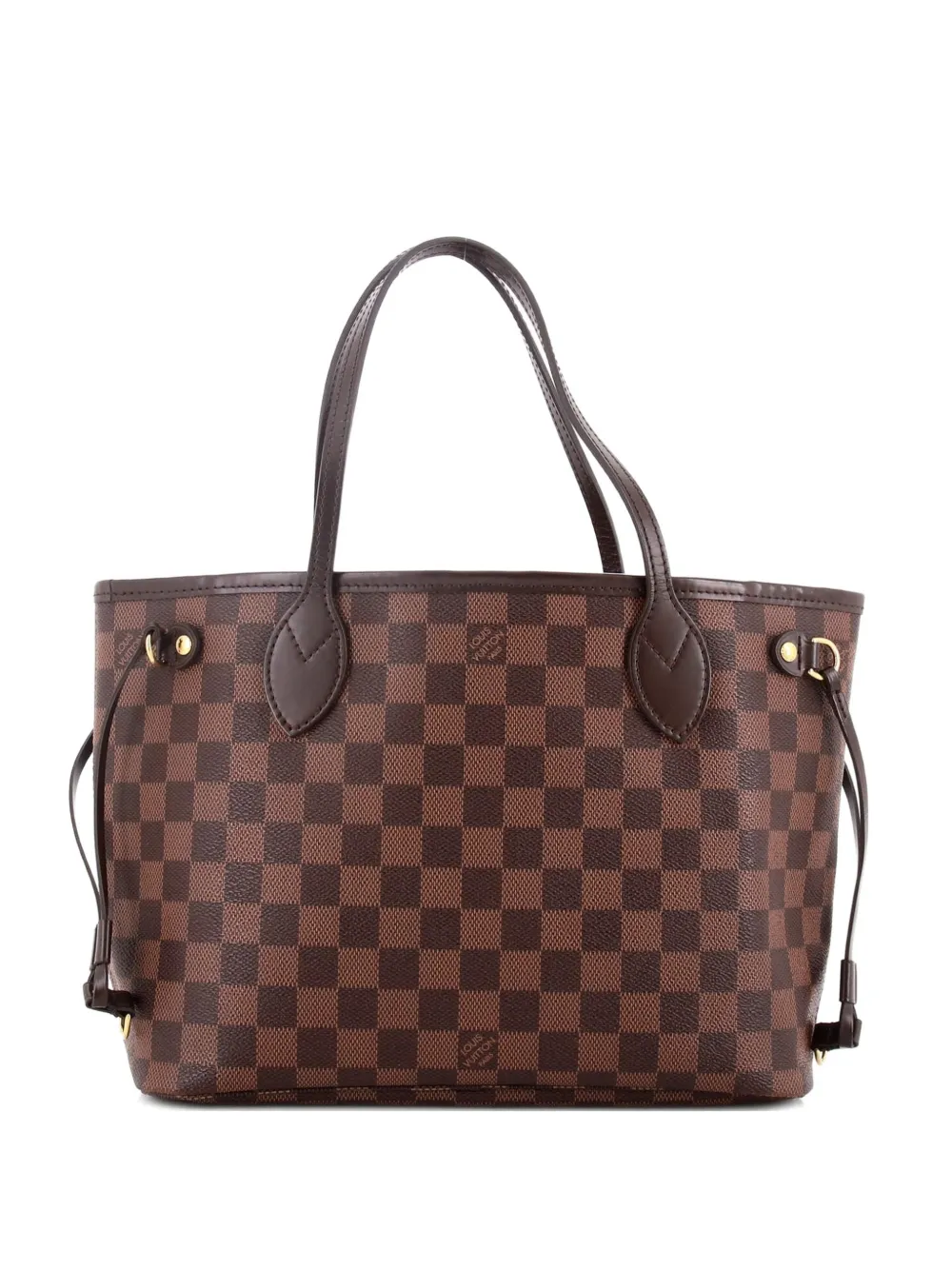 Louis Vuitton Pre-Owned Borsa tote Neverfull PM in tela Damier - Marrone