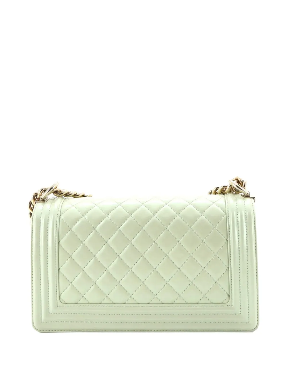 Boy Flap Bag Quilted Iridescent Glazed Calfskin Old Medium Shoulder Bag