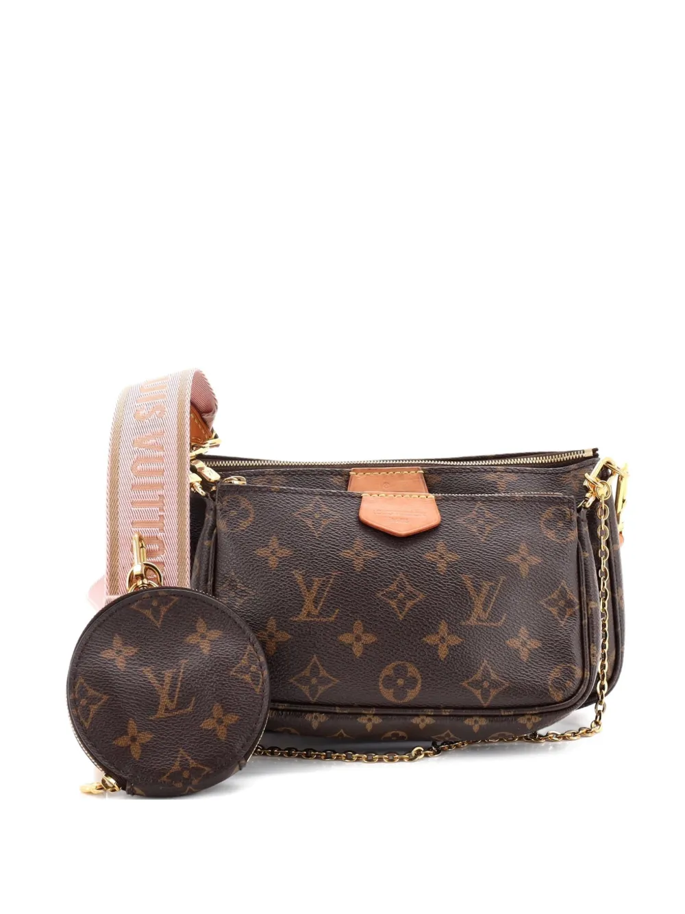Louis Vuitton Pre-Owned Multi Pochette Accessoires Monogram Canvas crossbody bag - Marrone