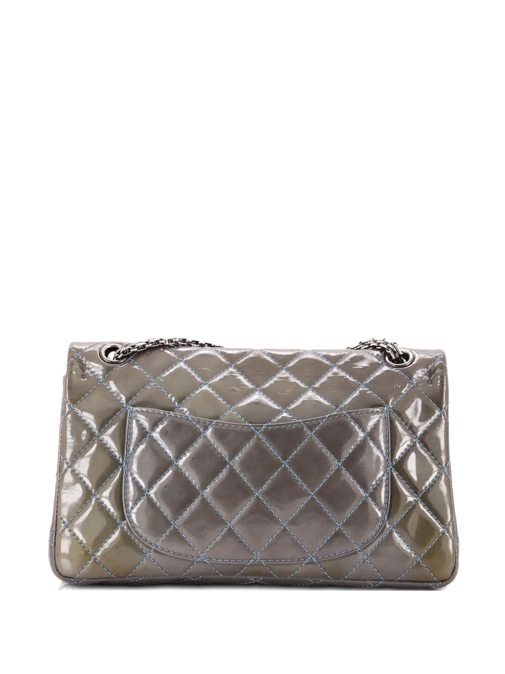 CHANEL Pre-Owned Reissue 2.55 Flap Bag Quilted Patent 226 shoulder bag - Verde