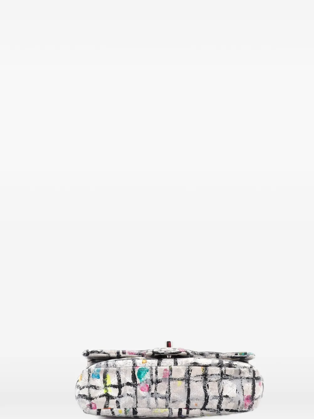 CHANEL Pre-Owned CC Flap Bag Quilted Hand Painted Leather Mini shoulder bag - Multicolore