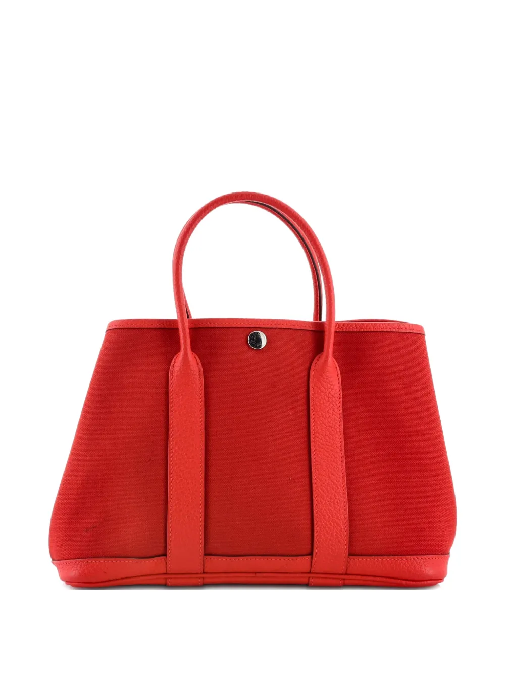 Hermès Pre-Owned Garden Party Toile and Leather 30 tote bag - Rot