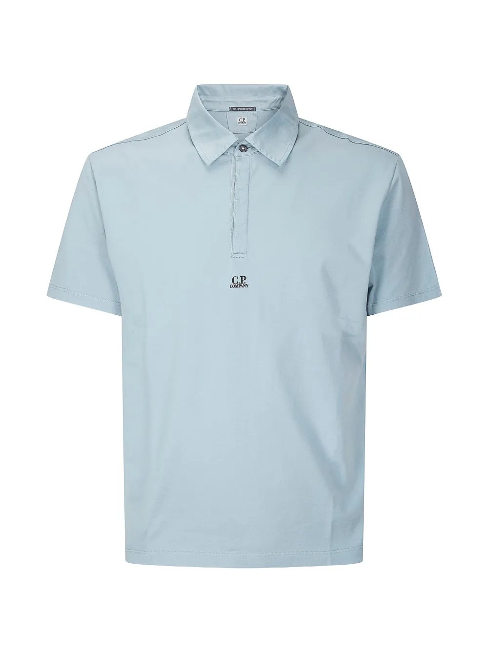 C.P. Company logo-detail short-sleeve polo shirt - Blu