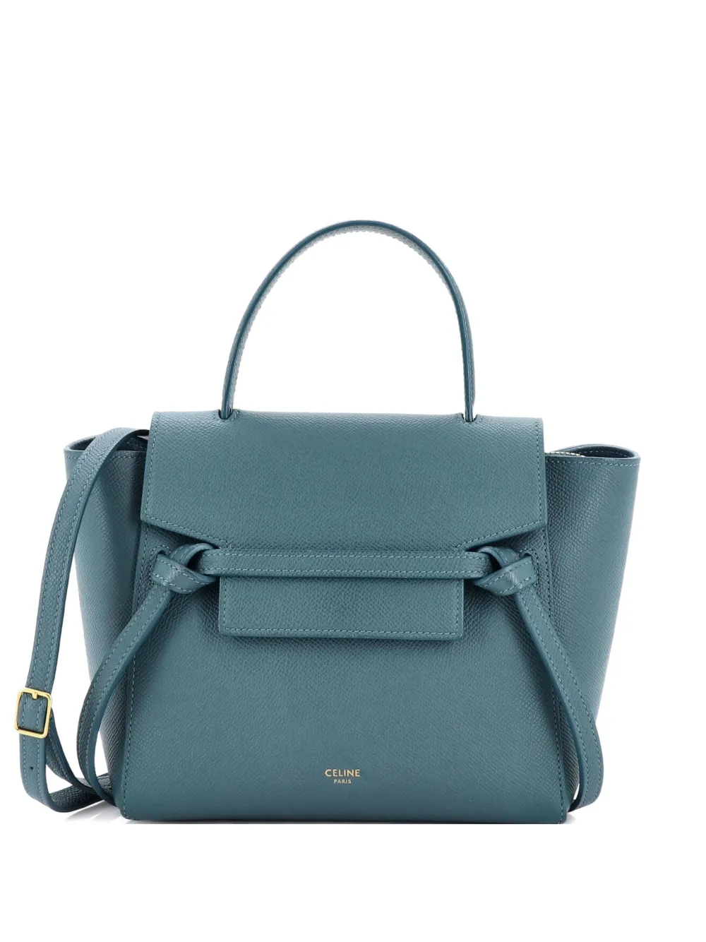 Celine Pre-Owned Belt Bag Textured Leather Nano shoulder bag - Verde