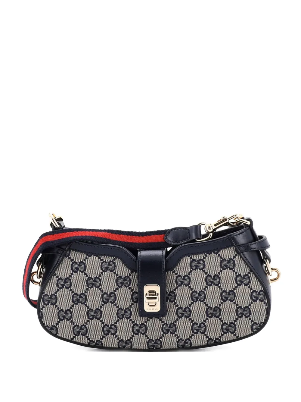 Gucci Pre-Owned Moon Side GG Canvas Mini shoulder bag - Blu