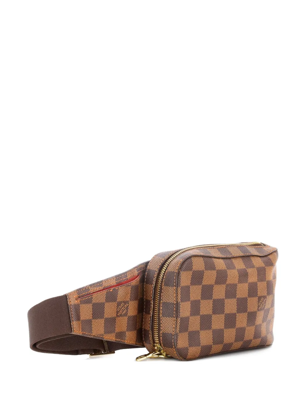 Louis Vuitton Pre-Owned Marsupio Geronimos in tela Damier - Marrone