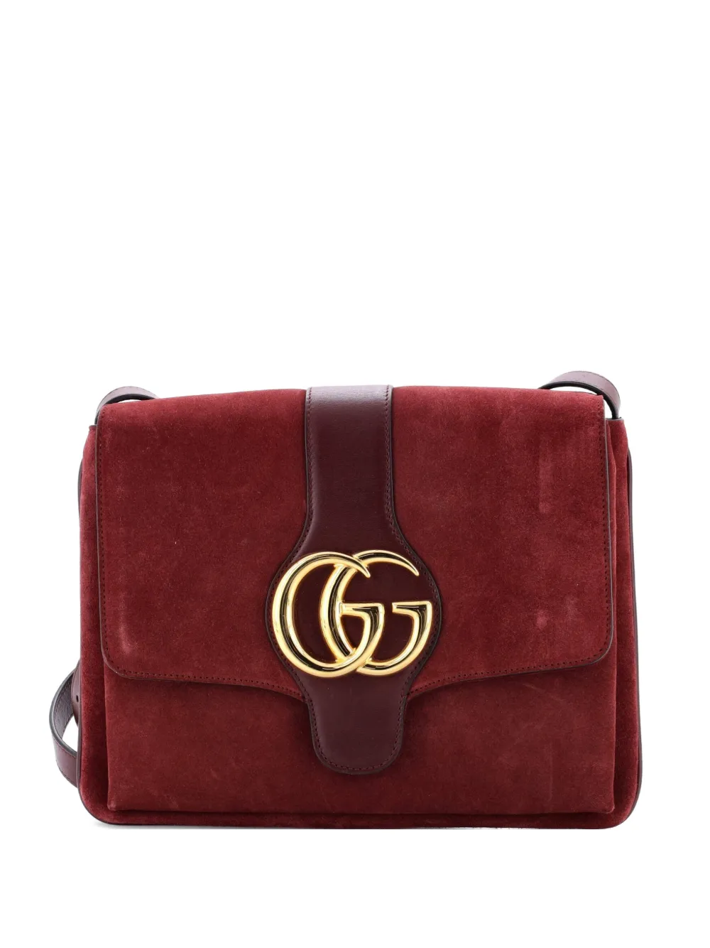 Gucci Pre-Owned Borsa a tracolla Arli media in pelle e pelle scamosciata - Rosso