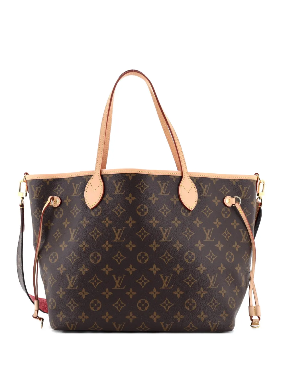 Louis Vuitton Pre-Owned Borsa tote Neverfull Bandouliere Inside Out Textile MM in tela con monogramma - Marrone
