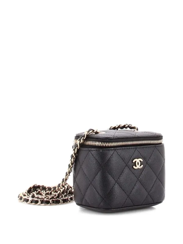 CHANEL マトラッセ チェーンケース CHANEL Pre-Owned クラシック バニティケース ウィズ チェーン