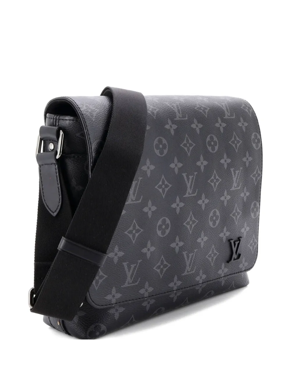 District Messenger Bag Monogram Eclipse Canvas Pm Crossbody Bag