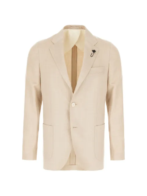Lardini notched lapels button blazer