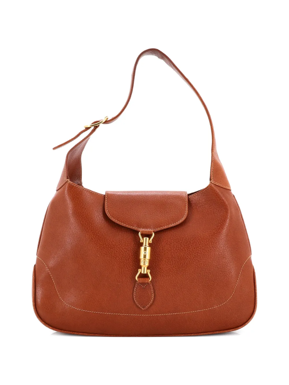 Gucci Pre-Owned Jackie 1961 Leather Large hobo bag - Marrone