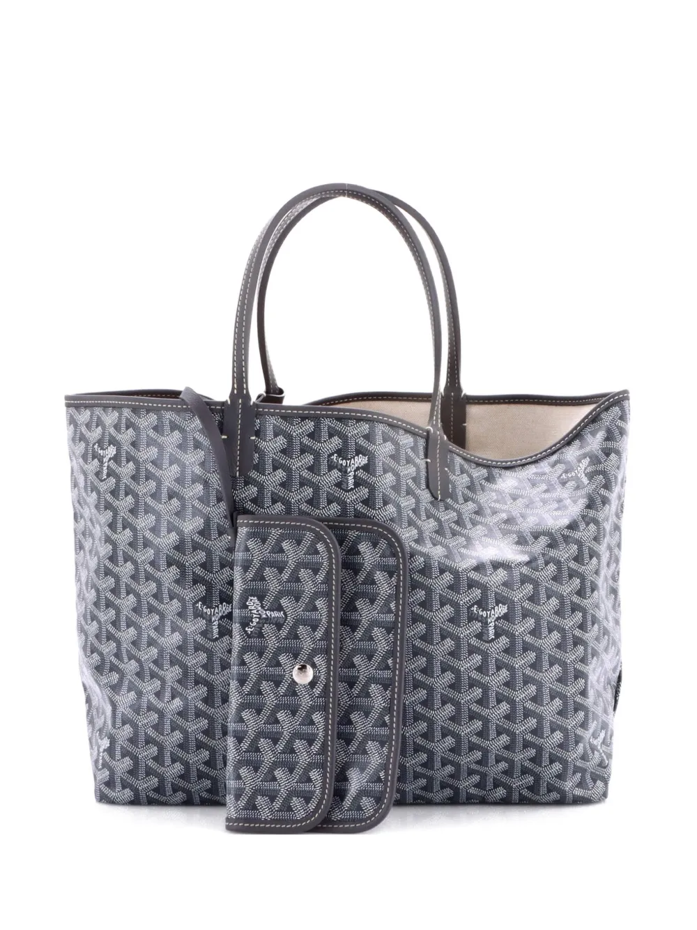 Goyard Pre-Owned Saint Louis Coated Canvas PM tote bag - Grigio
